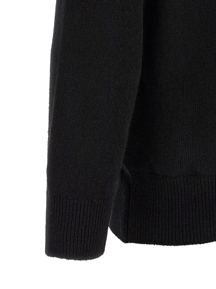 C.P. COMPANY 'Lambswool GRS' Sweater With Lens Detail