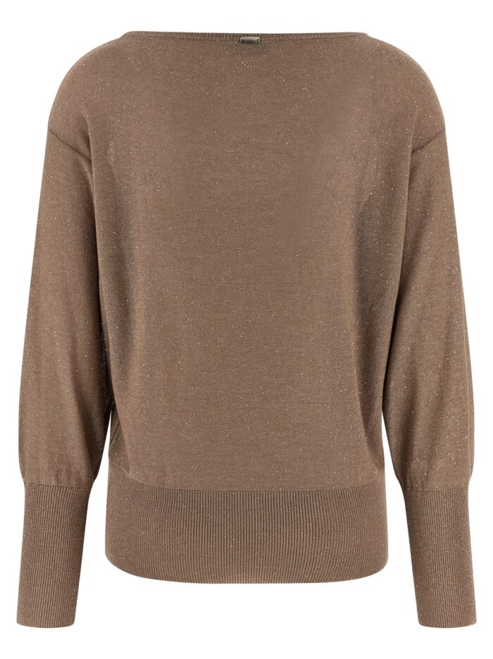 Herno Lamé And Sequin Yarn Sweater