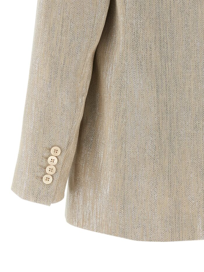 PESERICO Lamé Thread Blazer
