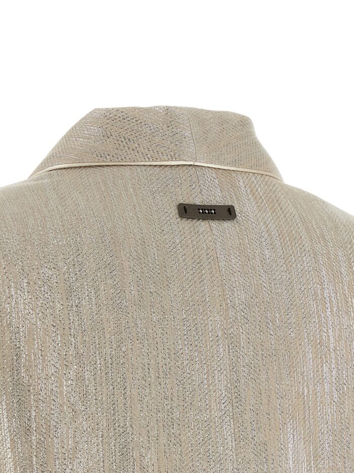PESERICO Lamé Thread Blazer