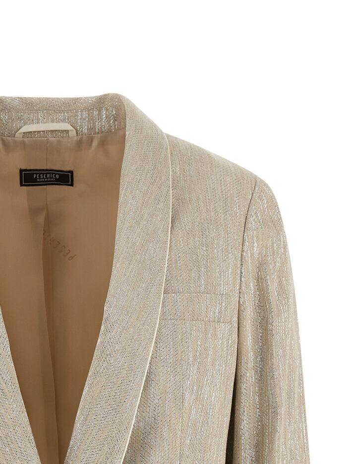 PESERICO Lamé Thread Blazer