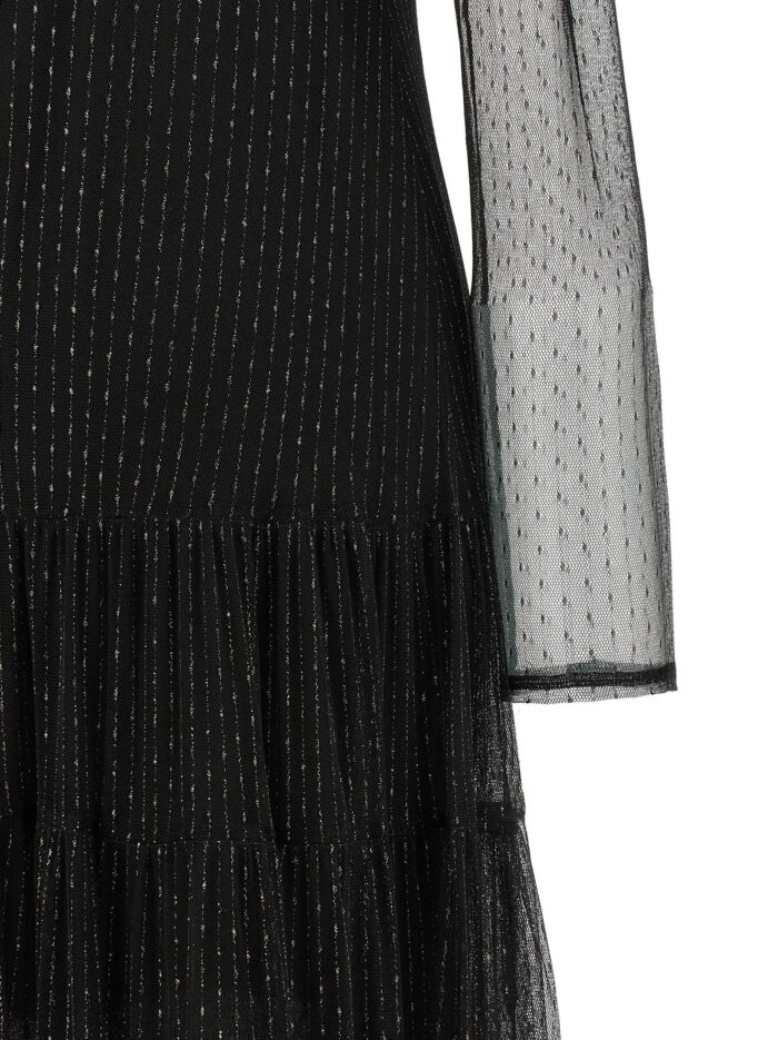 TWIN SET Lamé Thread Dress
