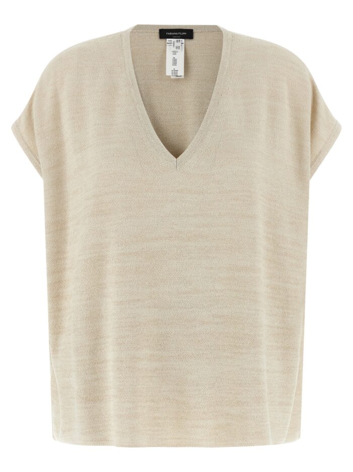 fabiana filippi lamé thread sweater Fabiana Filippi Lamé Thread Sweater