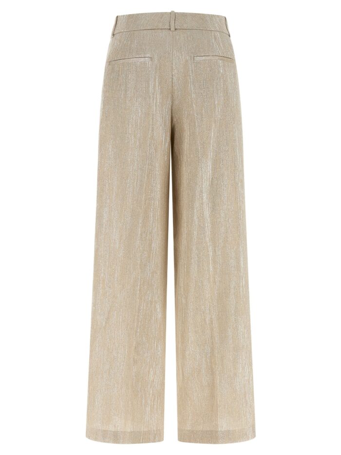 PESERICO Lamé Thread Trousers