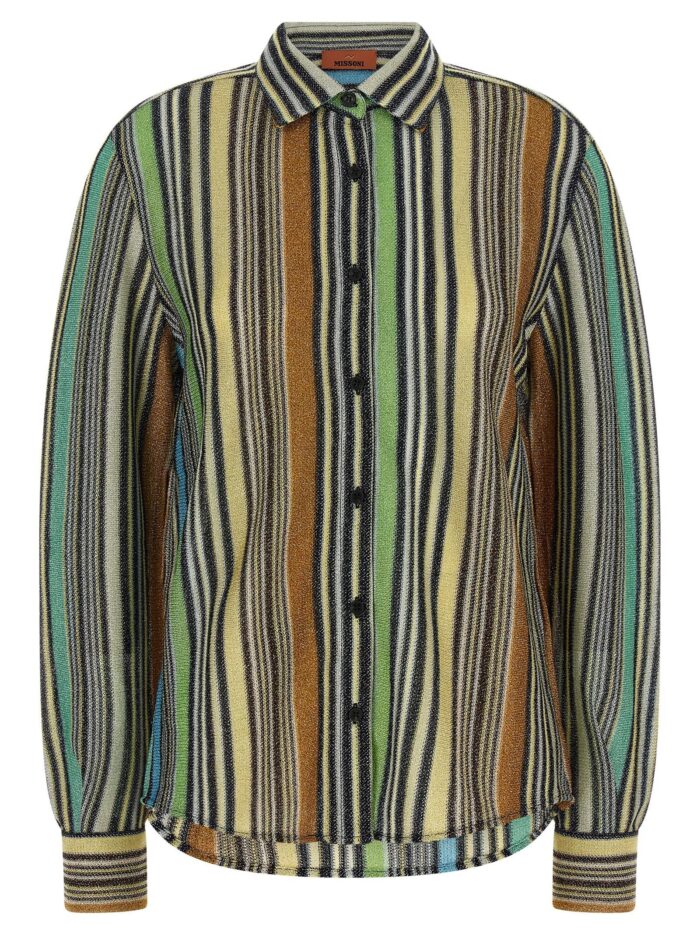 missoni lamé viscose shirt Missoni Lamé Viscose Shirt