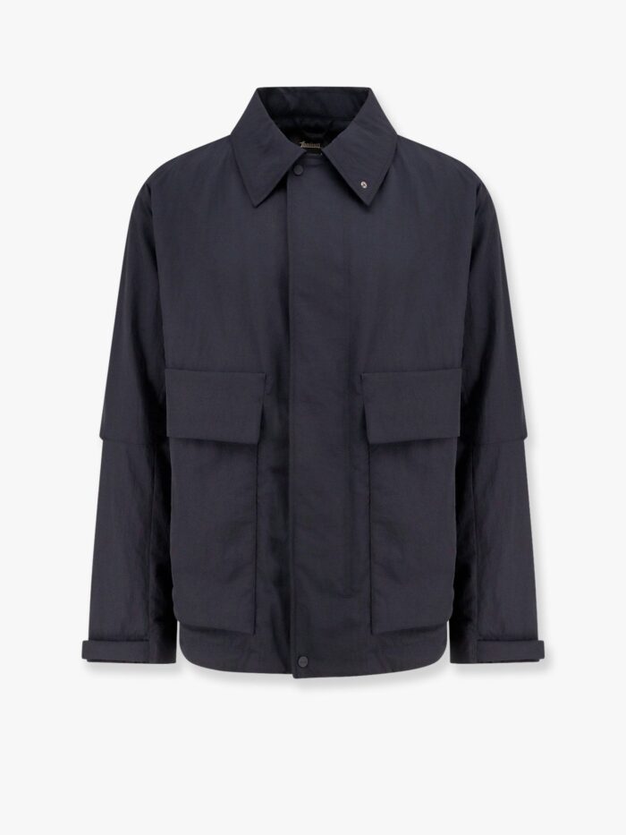Laminar Nylon Jacket With Maxi Pockets