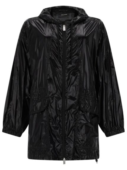 LAMINAR PARKA CORTO CON CAPPUCCIO