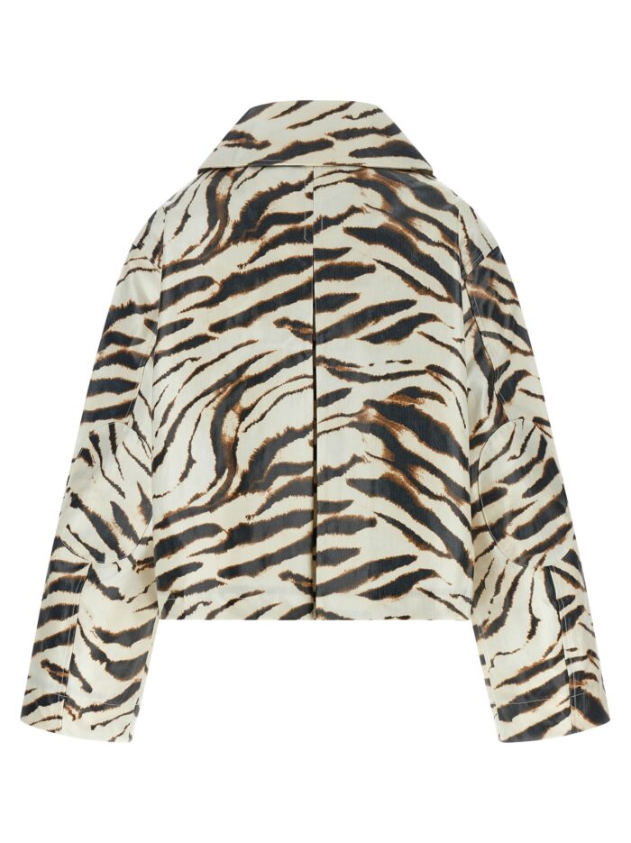 GANNI Laminated Fabric Jacket