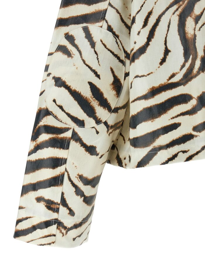 GANNI Laminated Fabric Jacket