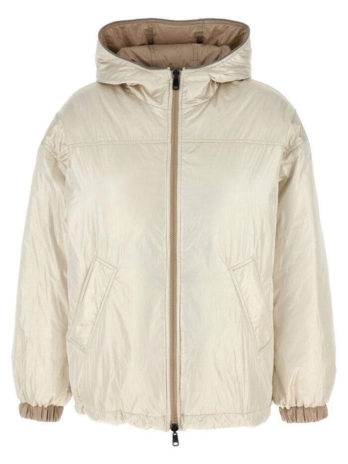brunello cucinelli laminated reversible down jacket Brunello Cucinelli Laminated Reversible Down Jacket