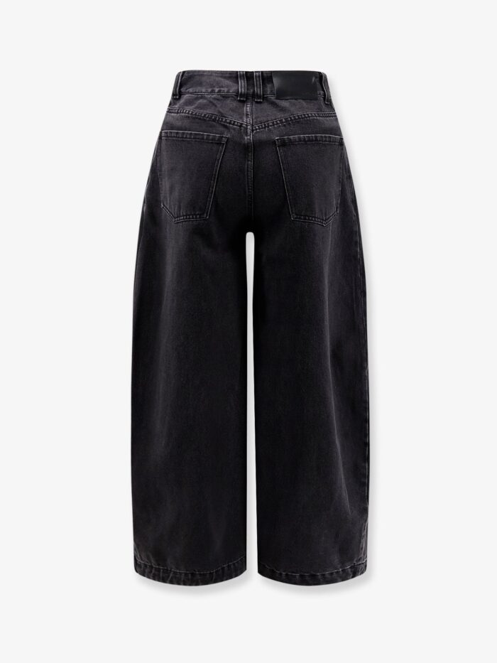 LAMRONS Balloon Fit Black Denim Jeans