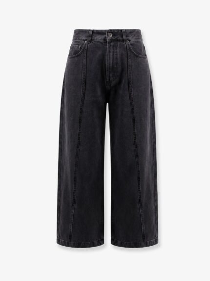 LAMRONS Balloon Fit Black Denim Jeans