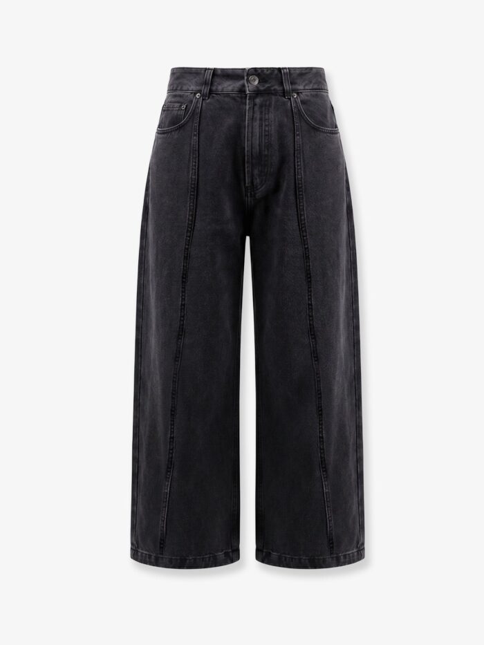 LAMRONS Balloon Fit Black Denim Jeans
