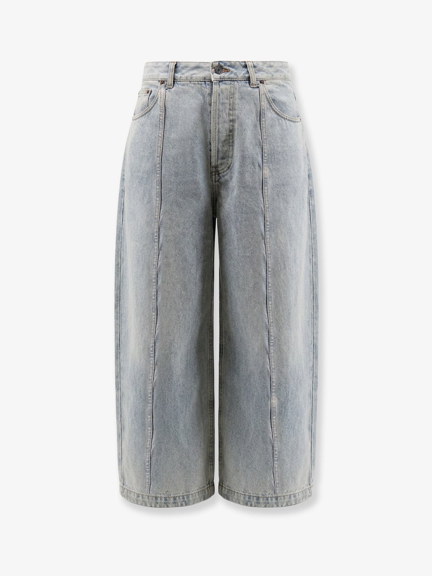 LAMRONS Balloon Fit Blue Denim Jeans