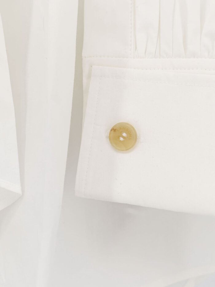 LAMRONS Cotton Shirt With Knot Detail