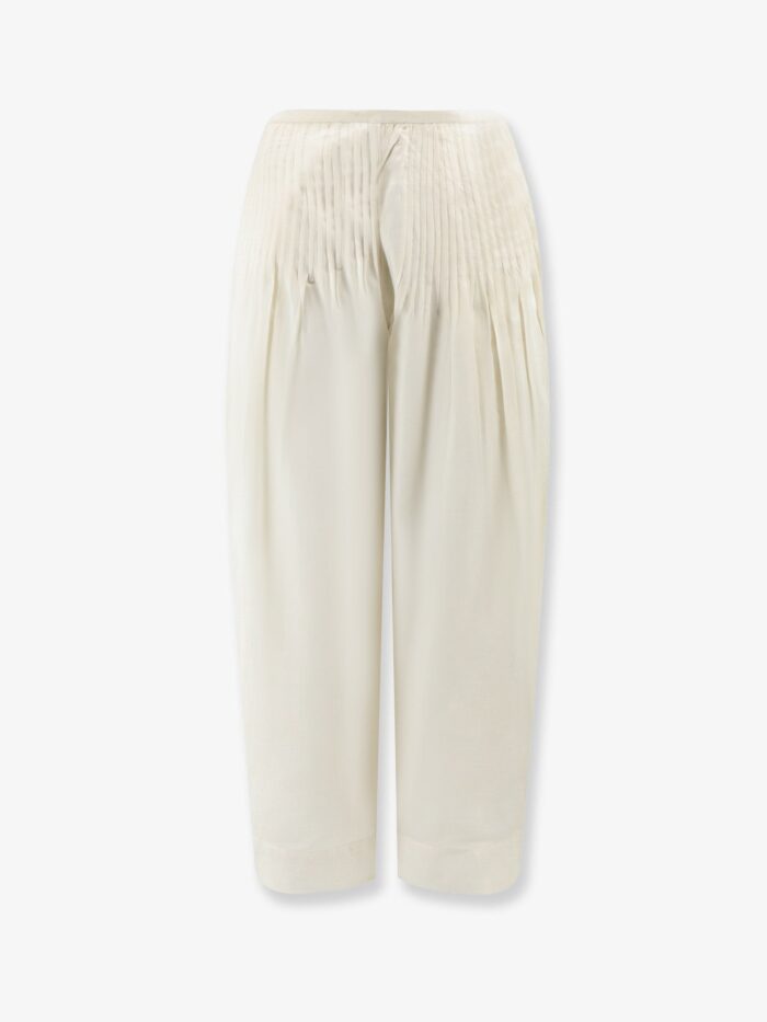 LAMRONS Modal And Silk Blend Trousers