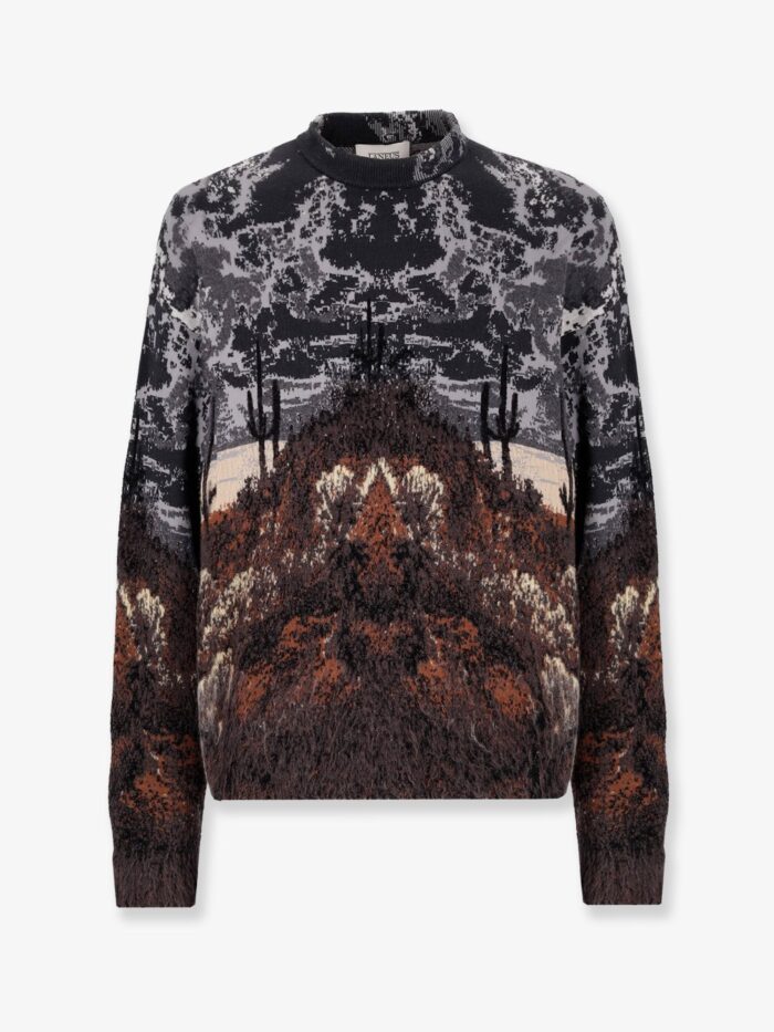 Laneus Cotton And Wool Sweatshirt