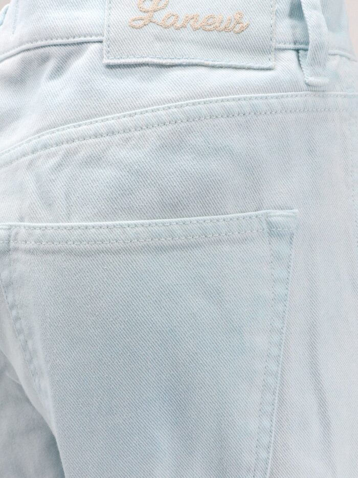 Laneus Denim Trouser With Rewashed Effect