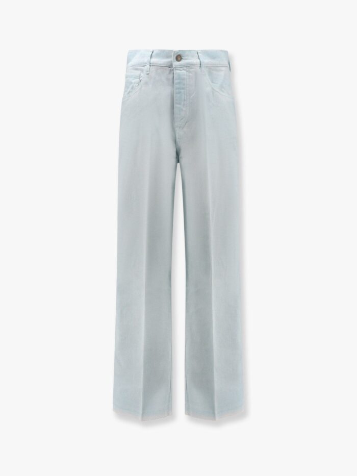 Laneus Denim Trouser With Rewashed Effect