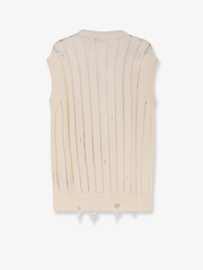Laneus Destroyed Effect Cotton Vest
