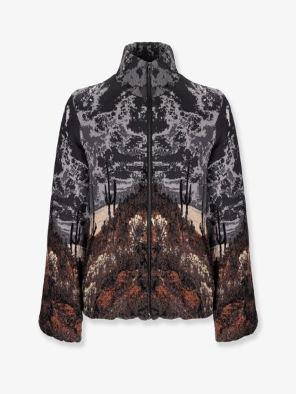 Laneus Knitted Cotton And Wool Jacket
