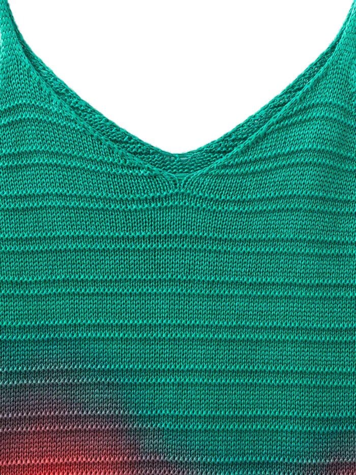 Laneus Multicolor Cotton Dress