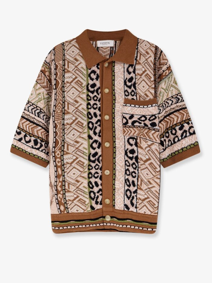 Laneus Multicolor Knitted Shirt
