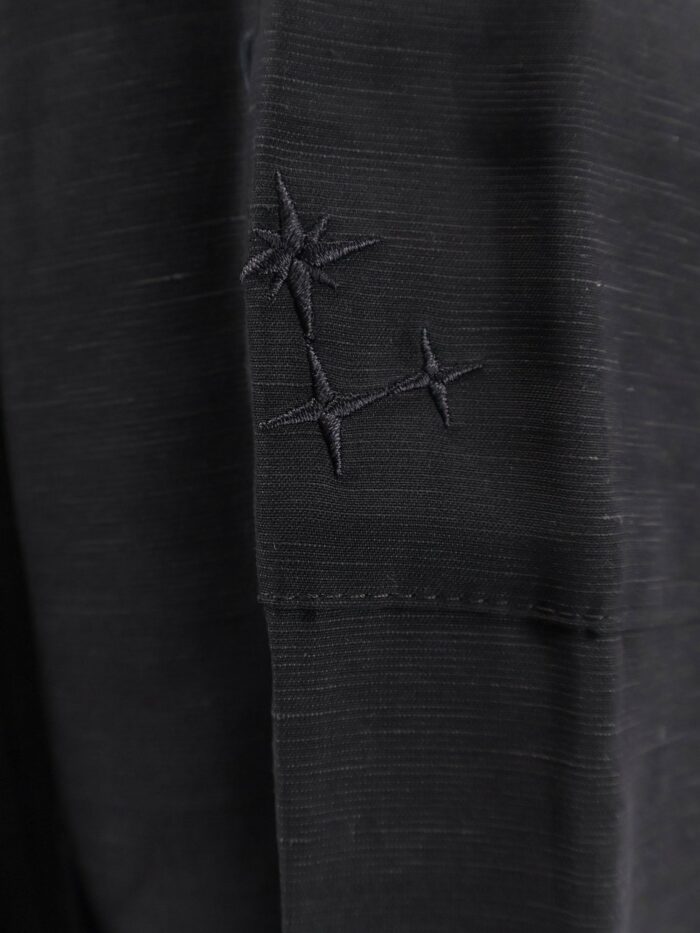 Laneus Viscose And Linen Bermuda Shorts