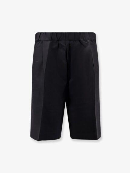 Laneus Viscose And Linen Bermuda Shorts