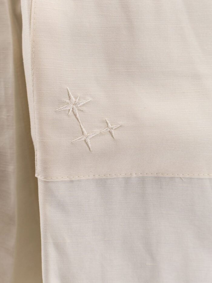 Laneus Viscose And Linen Bermuda Shorts