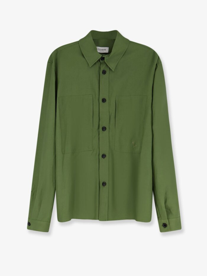 Laneus Viscose And Linen Shirt