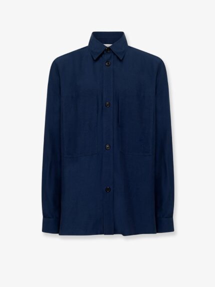 Laneus Viscose And Linen Shirt