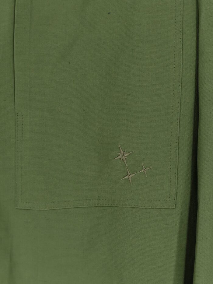 Laneus Viscose And Linen Shirt