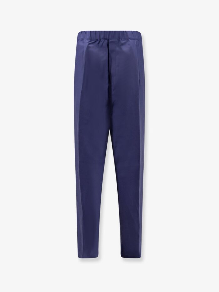 Laneus Viscose And Linen Trousers