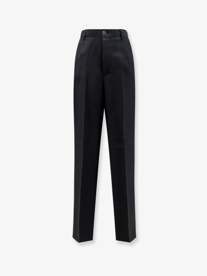 Laneus Viscose And Linen Trousers