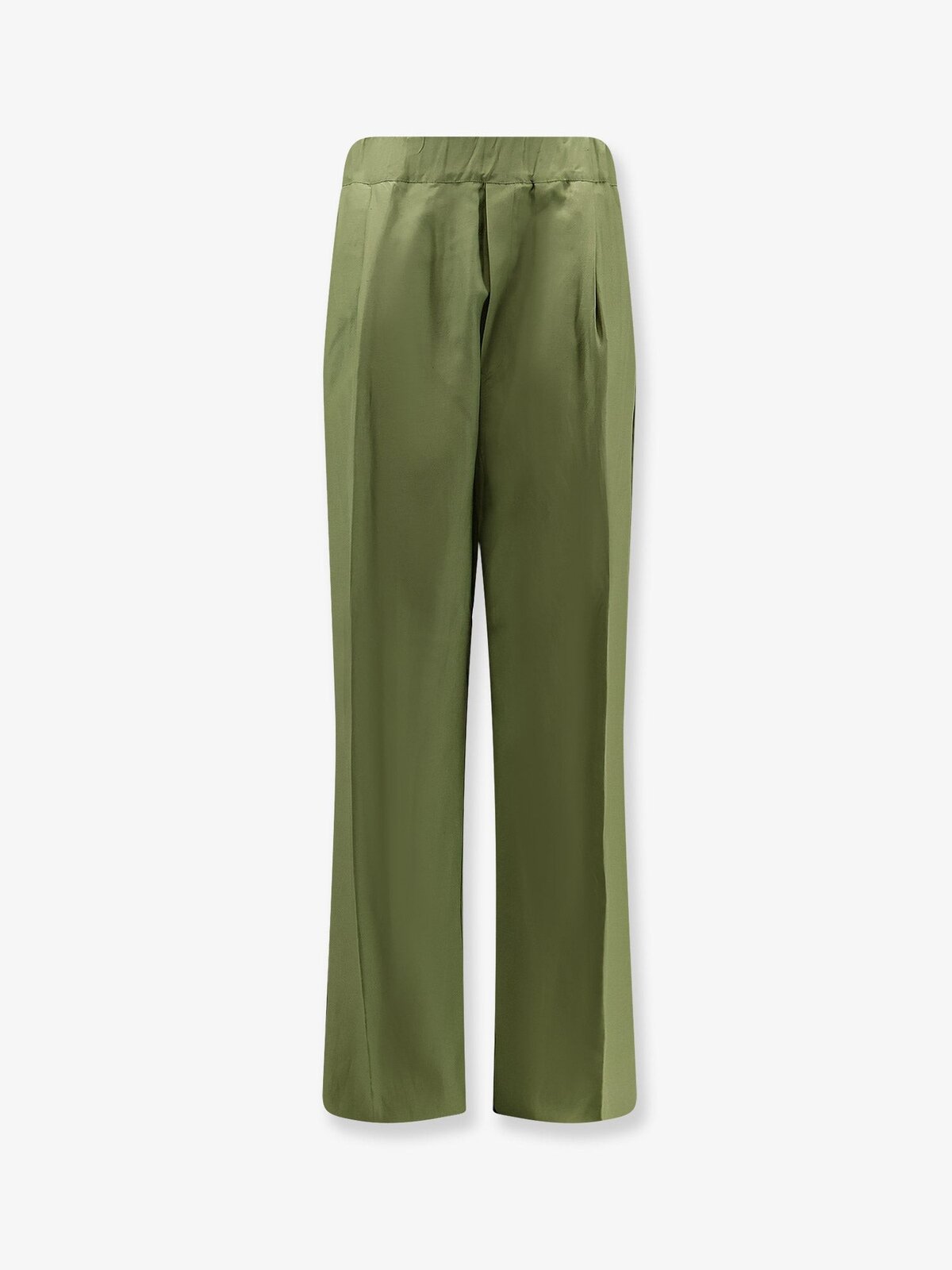 Laneus Viscose And Linen Trousers