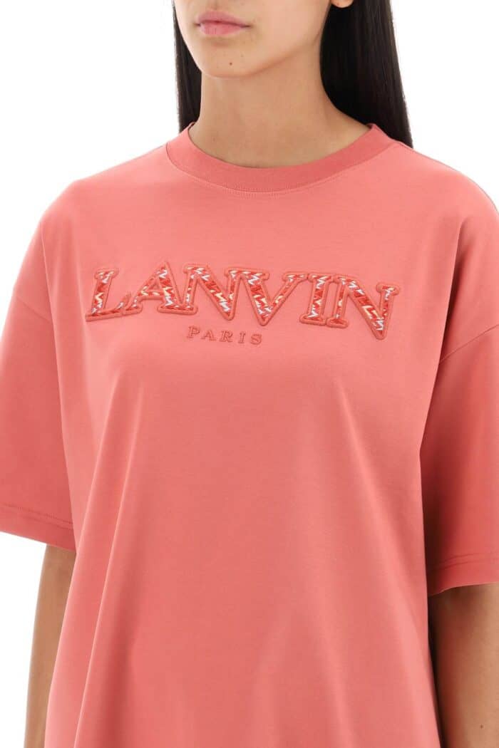 Lanvin Curb Logo Oversized T-shirt