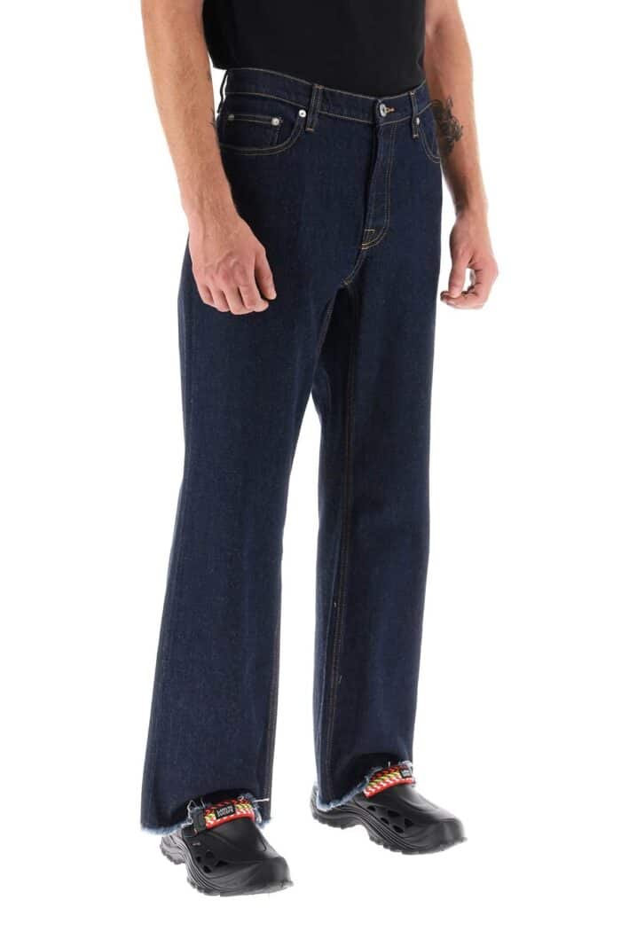 Lanvin Jeans With Frayed Hem