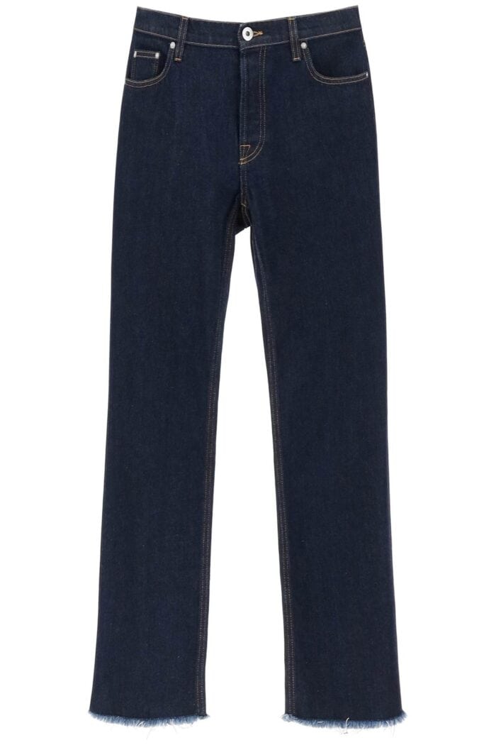 Lanvin Jeans With Frayed Hem