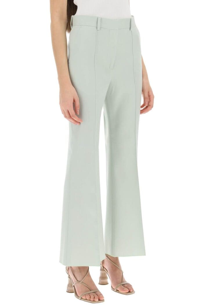 Lanvin Kick Flare Wool Trousers