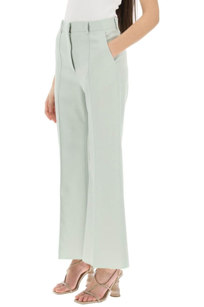 Lanvin Kick Flare Wool Trousers