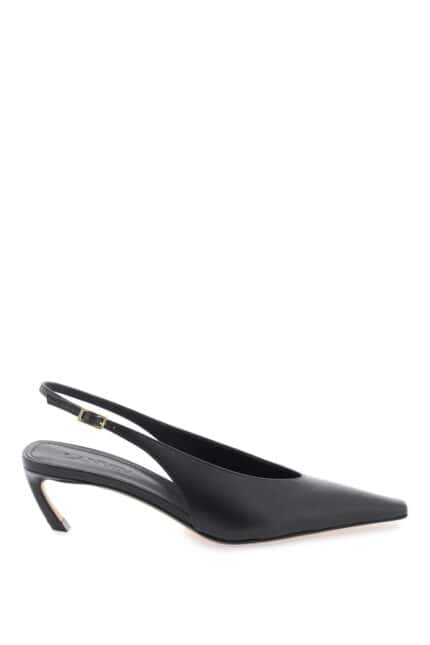 Lanvin Leather Slingback Mules