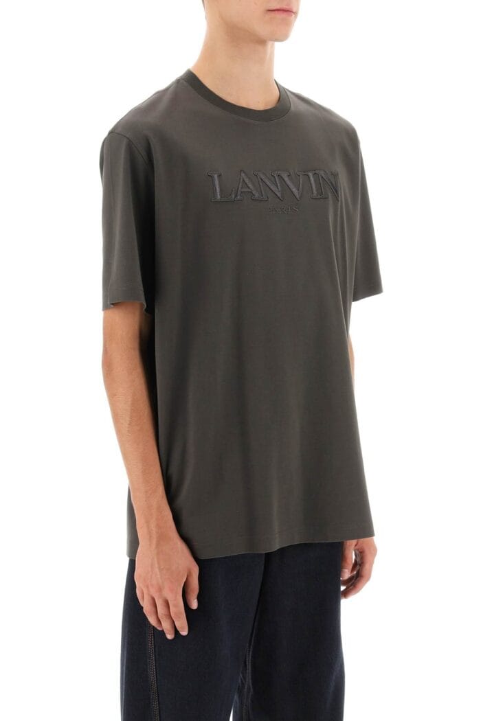 Lanvin Oversize T-shirt With Logo Lettering