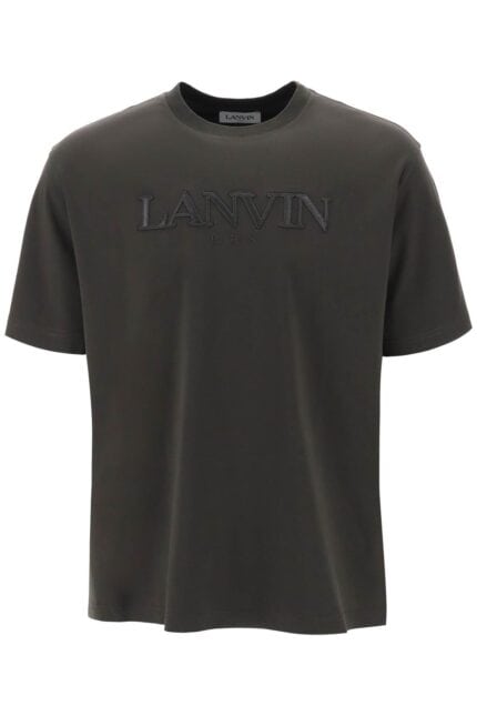 Lanvin Oversize T-shirt With Logo Lettering