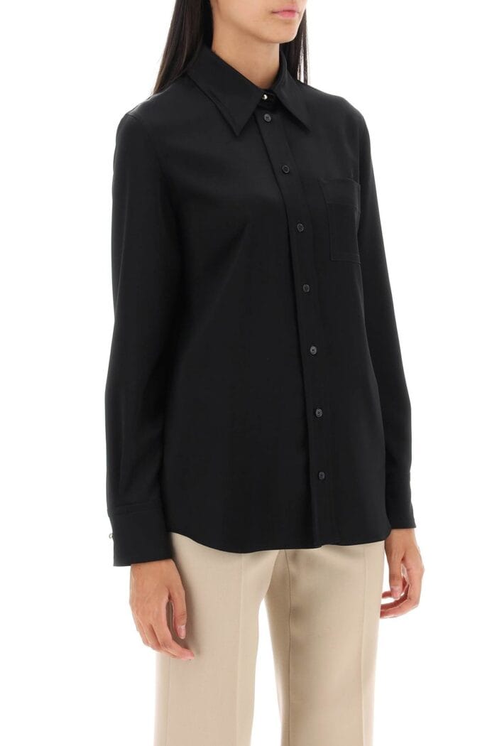 Lanvin Satin Pocket Shirt