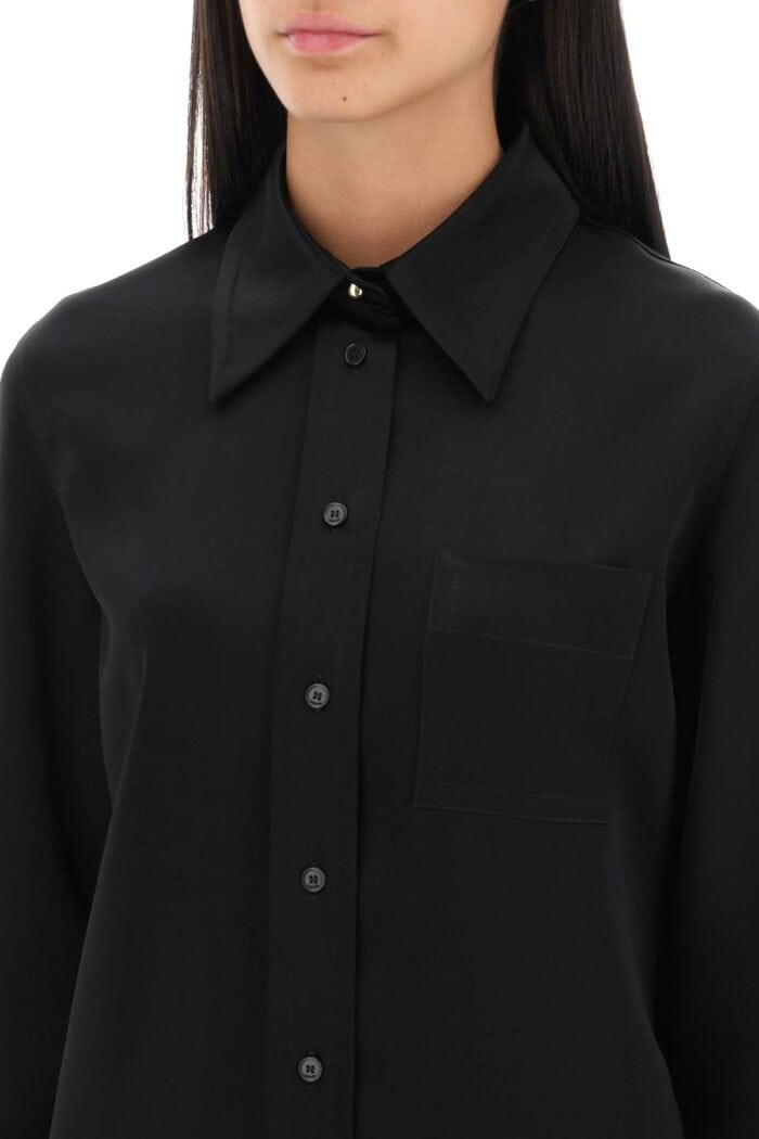 Lanvin Satin Pocket Shirt