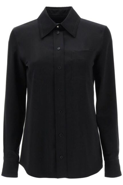 Lanvin Satin Pocket Shirt