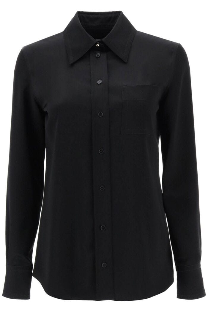 Lanvin Satin Pocket Shirt