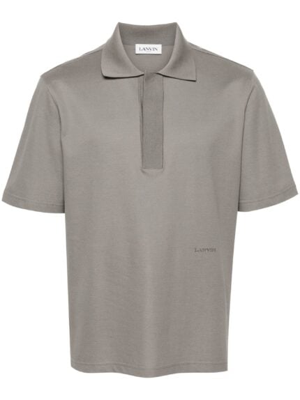 LANVIN Short-sleeve Cotton Polo Shirt