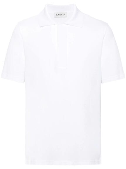 LANVIN Short-sleeve Cotton Polo Shirt